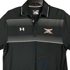 Under Armour Golf‎ Polo Heatgear Loose Golfing Rugby Clubhouse Shirt Mens Medium